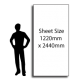 Acrylic Sheet Clear 1220mm x 2440mm