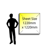 Acrylic Sheet Coloured 1220mm x 1220mm